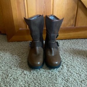 Sorel Major Moto Foldover Combat Leather Boots